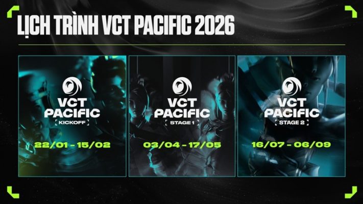Valorant – VCT 2026 Kickoff (Pacific): DRX ra quân ngày 30/01