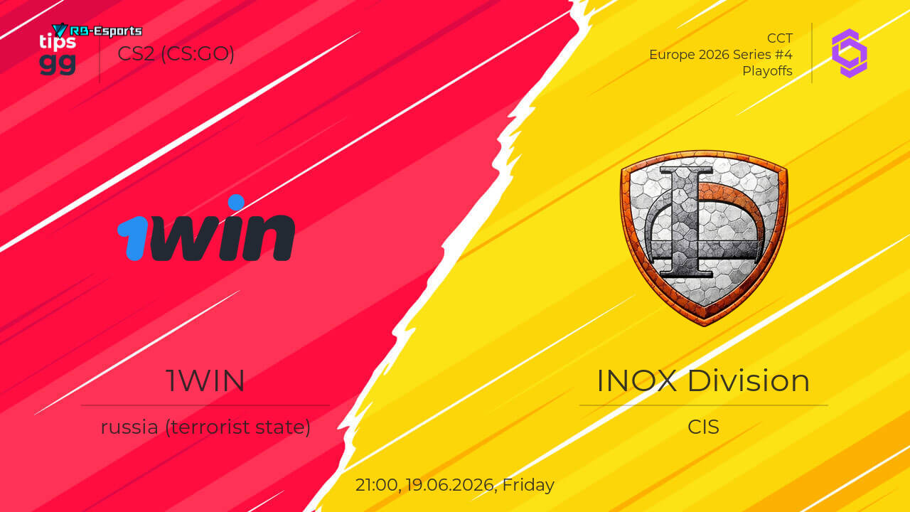 Soi kèo 1WIN vs Inox Division – CCT European Series 19/06/2026