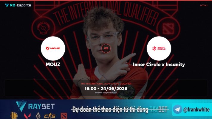 MOUZ vs Inner Circle x Insanity, soi kèo MOUZ Inner Circle x Insanity, nhận định Dota 2, TI 2026 Châu Âu, Vòng loại TI 2026, esports betting, soi kèo eSports