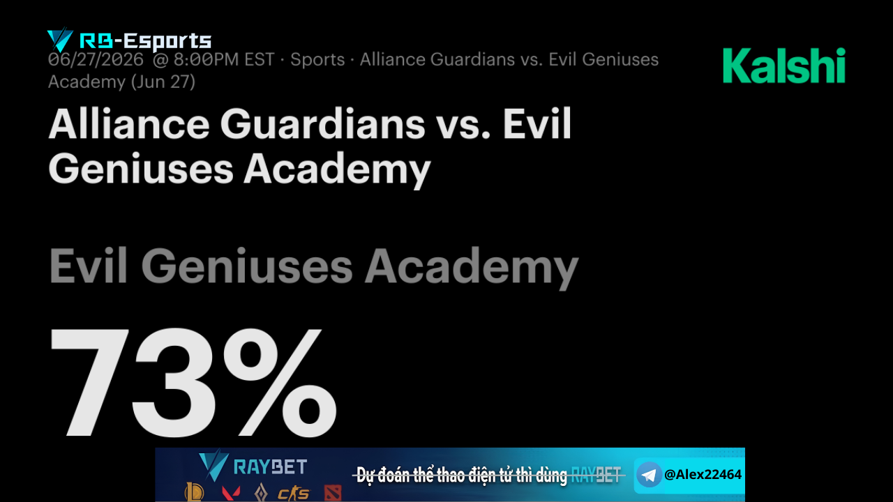 Evil Geniuses Academy vs Alliance Guardians, soi kèo Evil Geniuses Academy Alliance Guardians, nhận định Valorant, Valorant Challengers League, VCL 2026, esports betting, soi kèo eSports