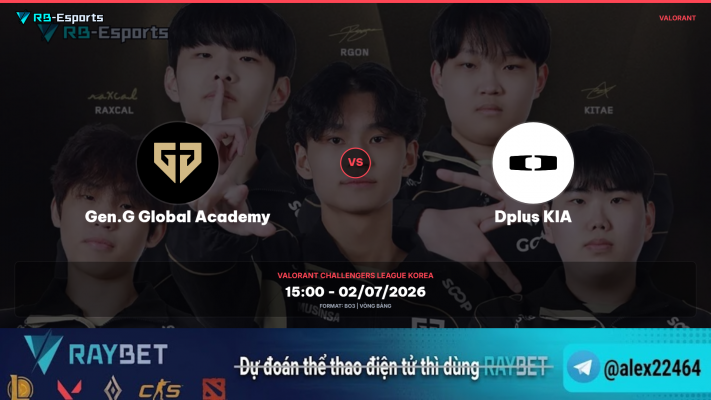 Gen.G Global Academy vs Dplus KIA, soi kèo Gen.G Dplus KIA, nhận định Valorant, Valorant Challengers League, VCL 2026, esports betting, soi kèo eSports