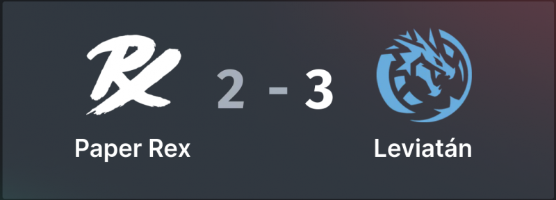 Paper Rex vs Leviatán Esports