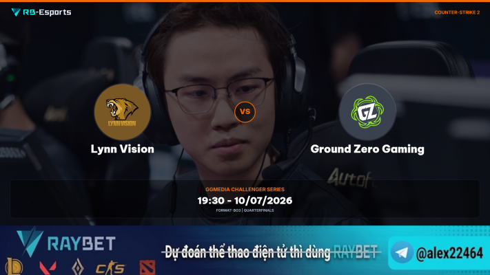 Nhận định kèo Lynn Vision vs Ground Zero Gaming - GGMedia Challenger Series