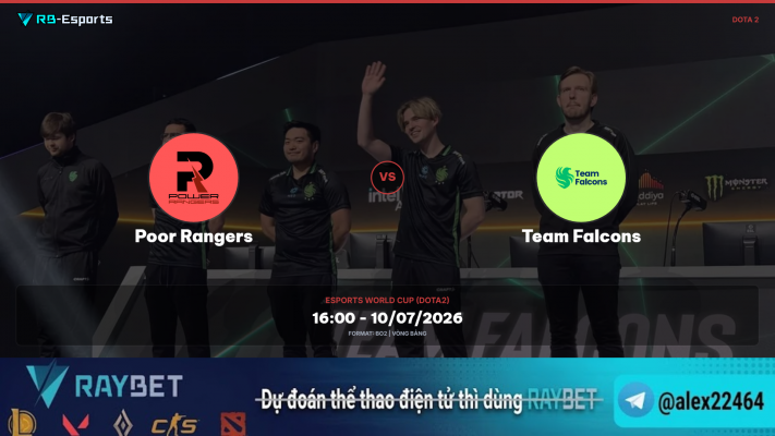 Nhận định kèo Poor Rangers vs Team Falcons - Esports World Cup Dota 2