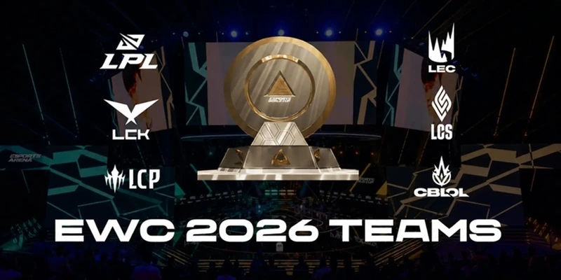 đội tuyển tham dự Esports World Cup 2026