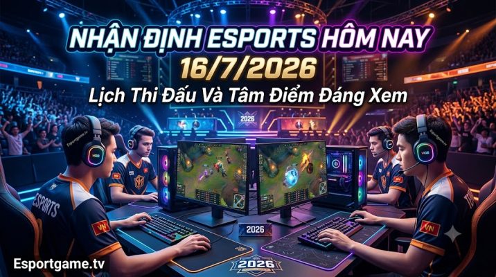 Nhận Định Esports Hôm Nay 16/7/2026: Lịch Thi Đấu Và Tâm Điểm Đáng Xem