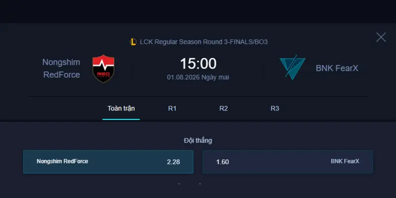Nhận Định Kèo NS vs BFX LCK 2026: Soi Kèo, Dự Đoán Kết Quả Trận Đấu