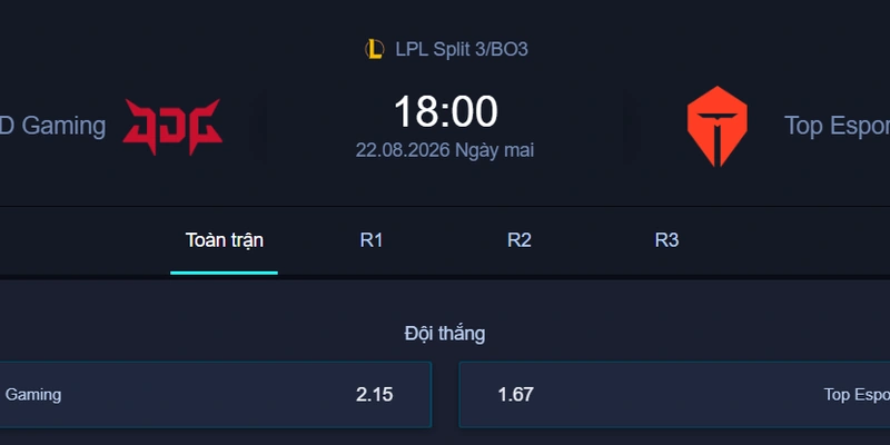 Nhận Định Kèo JDG vs TES - LPL 2026: Phân Tích & Dự Đoán