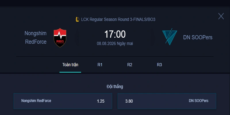 Nhận Định NS vs DNS - LCK 2026: Phân Tích & Dự Đoán | Esportgame.tv