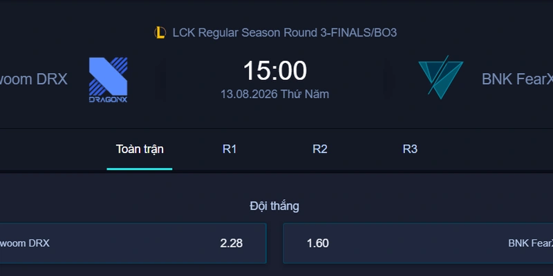 Nhận Định Kèo KRX vs BFX - LCK 2026: Phân Tích & Dự Đoán | Esportgame.tv
