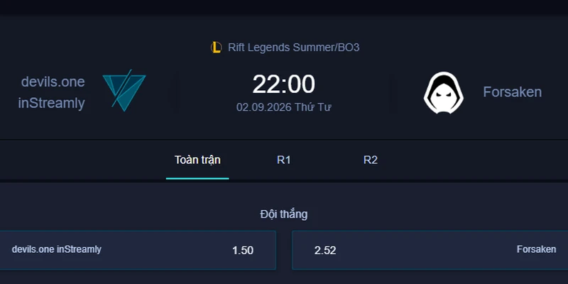 Nhận Định DV1 vs FSK - Rift Legends Summer 2026: Phân Tích & Dự Đoán | Esportgame.tv
