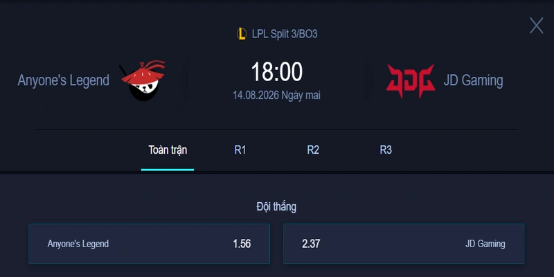 Nhận Định Kèo AL vs JDG - LPL 2026: Phân Tích & Dự Đoán | Esportgame.tv