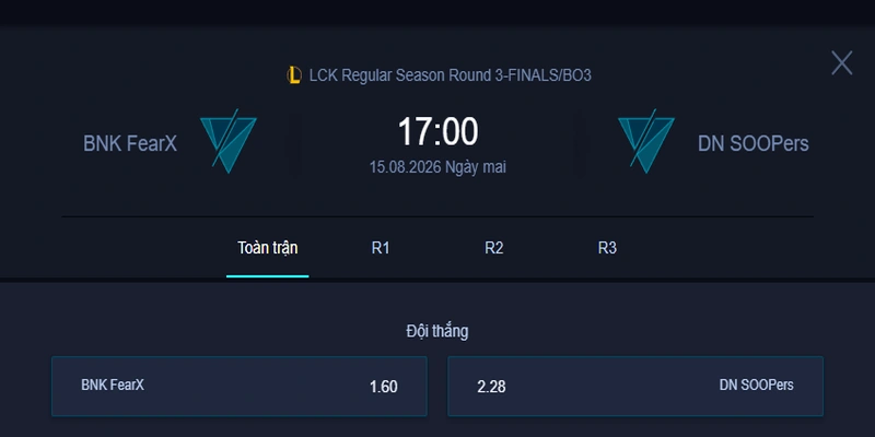 Soi Kèo BFX vs DNS - LCK 2026: Phân Tích & Dự Đoán | Esportgame TV