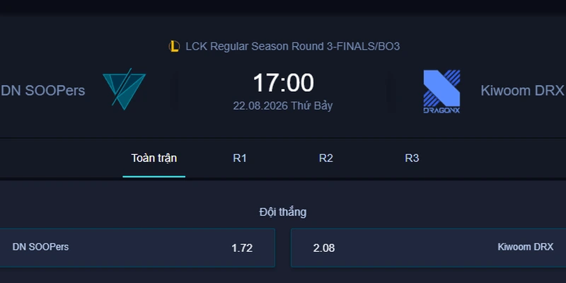 Soi Kèo DNS vs KRX - LCK 2026: Phân Tích & Dự Đoán
