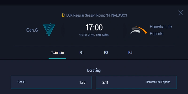Soi Kèo GenG vs HLE - LCK 2026: Phân Tích & Dự Đoán | Esportgame.tv