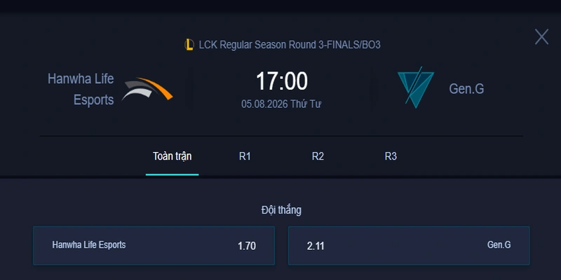 Soi Kèo HLE vs Gen.G LCK 2026: Nhận Định, Dự Đoán Kết Quả | Esportgame.tv