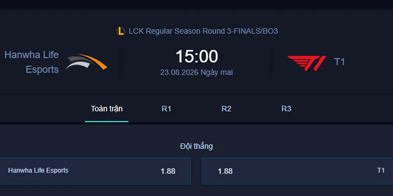 Soi Kèo HLE vs T1 - LCK 2026: Phân Tích & Dự Đoán