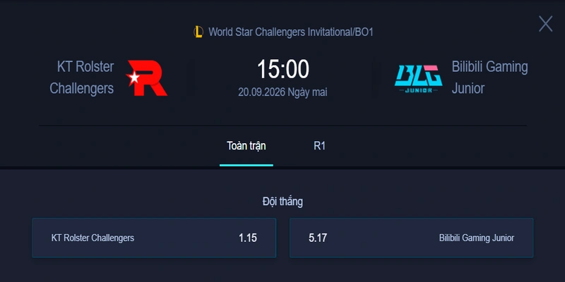 Nhận định kèo KTC vs BLGJ - WSCI 2026: Đại diện xứ Hàn sẽ ca khúc khải hoàn? Esportgame.tv