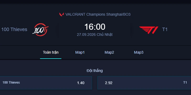 Nhận định 100T vs T1 - VALORANT Champions Shanghai: Đại chiến mở màn bảng A