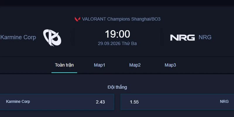 Nhận định KC vs NRG - VALORANT Champions Shanghai: Đại chiến giành vé sớm vào playoffs