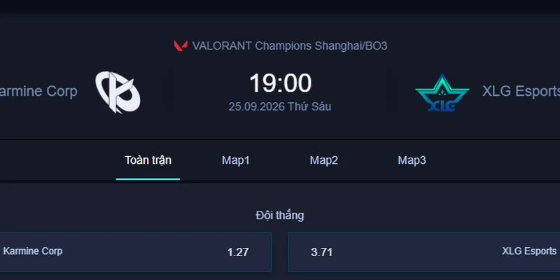 Nhận định KC vs XLG - VALORANT Champions Shanghai: Karmine Corp nắm lợi thế trước đại diện Trung Quốc