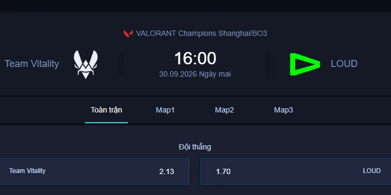 Nhận định VIT vs LOUD - VALORANT Champions Shanghai: Cuộc chiến giành vé sớm vào playoffs