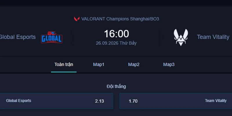 Soi kèo GE vs VIT - VALORANT Champions Shanghai: Đại chiến mở màn bảng B đầy khó đoán