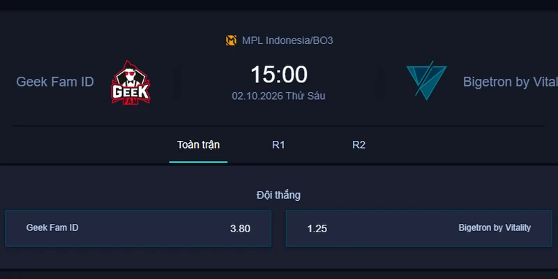 Soi kèo GEEK vs BTR - MPL Indonesia Season 18: BTR có tiếp tục áp đảo đối thủ?