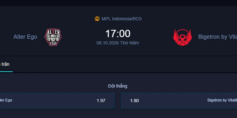 Soi kèo AE vs BTV - MPL Indonesia: Cuộc chiến chiến thuật đáng chờ đợi ngày 8/10