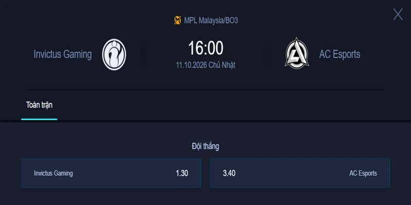 Nhận định kèo IG vs ACE - MPL Malaysia: Ai sẽ giành chiến thắng?