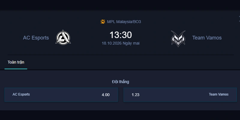 Nhận định AC vs VMS - MPL Malaysia: Team Vamos khẳng định sức mạnh hay AC Esports tạo địa chấn?