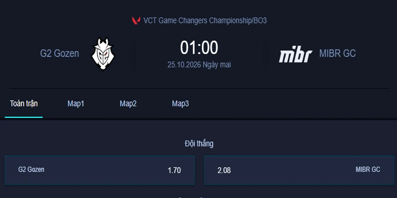 Nhận định G2G vs MIBR - GCC 2026: Đại chiến căng thẳng, ai sẽ giành vé vào bán kết nhánh thắng?