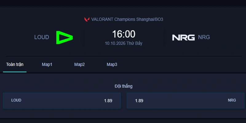 Nhận định LOUD vs NRG - VALORANT Champions Shanghai: Đại chiến Americas tranh vé đi tiếp