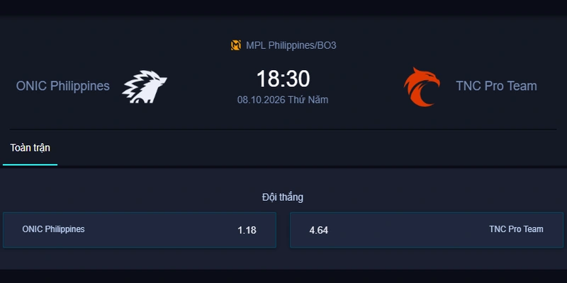Nhận định ONIC PH vs TNC - MPL Philippines: ONIC chiếm ưu thế trong cuộc đua quyết định