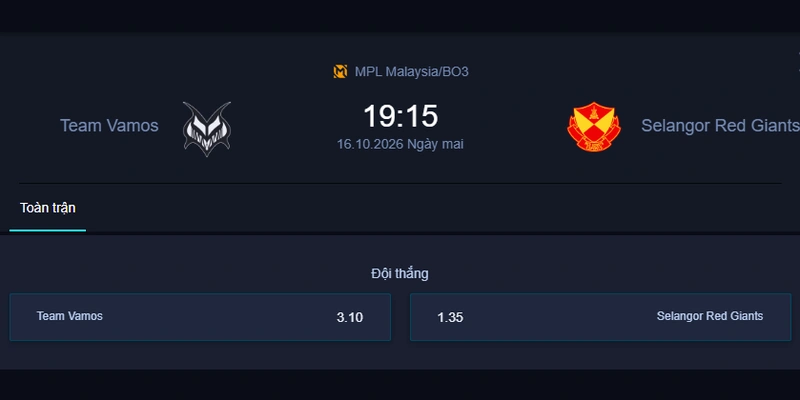 Nhận định Vamos vs SRG - MPL Malaysia: Đại chiến ngày 16/10, SRG có giữ vững vị thế?