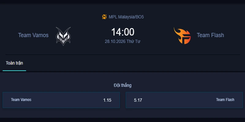 Nhận định VMS vs TF (BO5) - MPL Malaysia: Team Vamos có tiếp tục khẳng định sức mạnh?