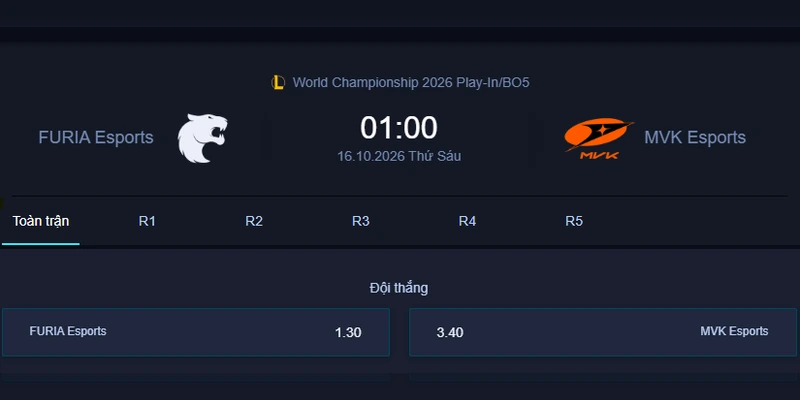 Soi kèo FUR vs MVK - World Championship 2026 Play-In: Đại chiến mở màn, đại diện Việt Nam có tạo nên bất ngờ?