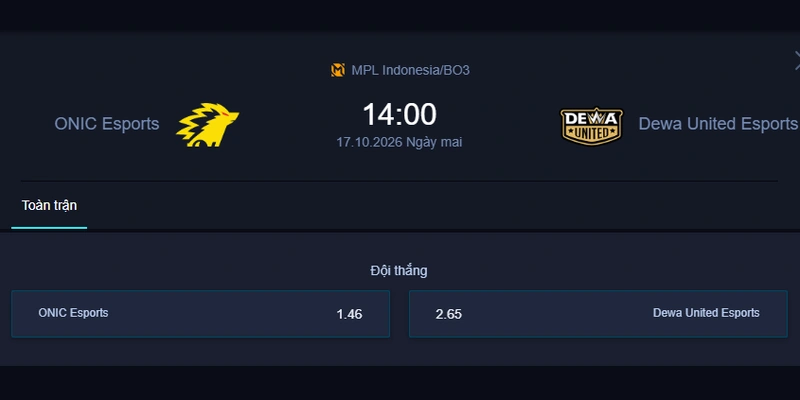 Soi kèo ONIC vs DEWA - MPL Indonesia: Đại chiến quyết định, ONIC có đòi lại món nợ cũ?