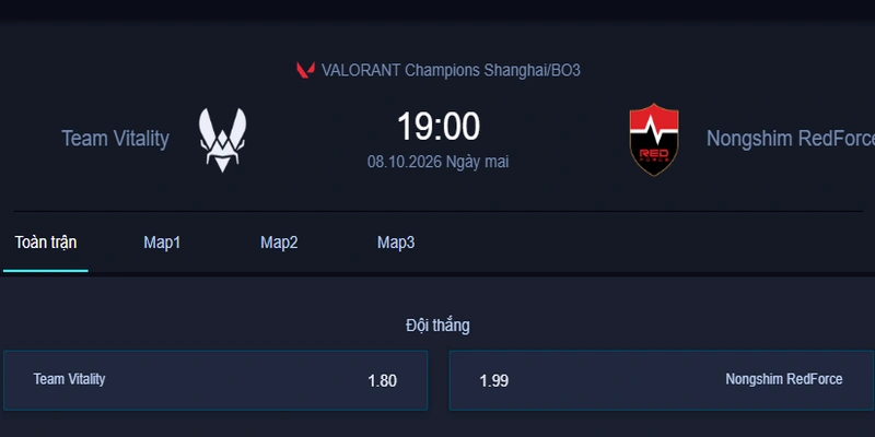 Soi kèo VIT vs NS - VALORANT Champions Shanghai: Đại chiến tứ kết nhánh thắng khó lường